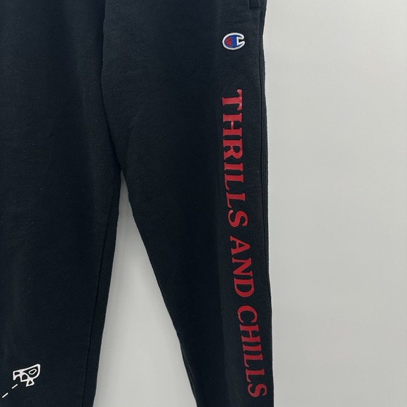 Travis Scott Astroworld Thrills And Chills Jogger Sweatpants Champion Men's XS/S - Picture 5 of 11